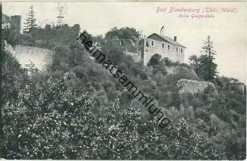Bad Blankenburg - Ruine Greifenstein - Verlag Löffler & Co. Greiz