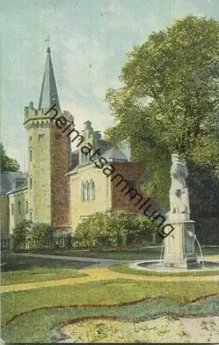 Blick in das Schloss Reinhardsbrunn - Wanderer-Verlag GmbH Leipzig ca. 1900