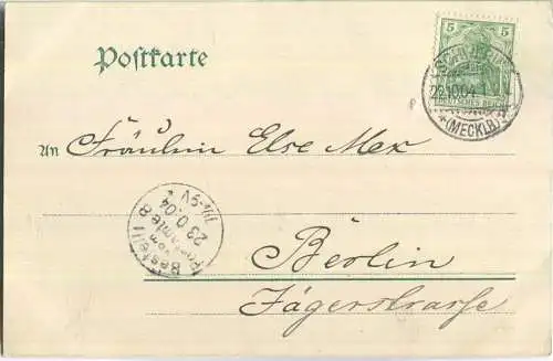 Schwerin - Schloss - Verlag Louis Glaser Leipzig