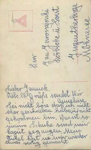 Preussen - Prinzessin Joachim von Preussen - Phot. Julius Müller Dessau - Verlag Gustav Liersch & Co. Berlin - Rückseite