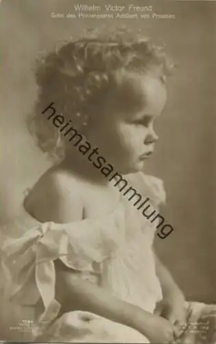 Preussen - Wilhelm Victor Freund - Sohn des Prinzenpaares Adalbert von Preussen - Phot. T.H. Voigt Bad Homburg - Verlag