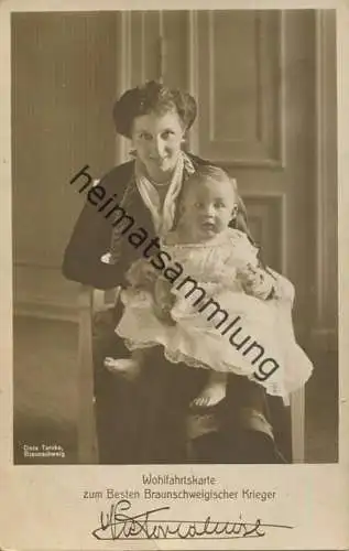 Victoria Luise Herzogin zu Braunschweig und Lüneburg - Wohlfahrtskarte - Phot. Dora Tarnke Braunschweig