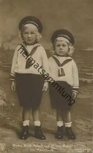 Herzog Ernst August und Herzog Georg von Braunschweig - Phot. Beckmann Doberan