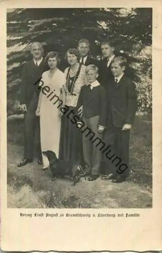 Herzog Ernst August zu Braunschweig und Lüneburg mit Familie - Verlag C. Greve Blankenburg