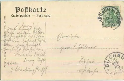 Marbach - Schillermuseum - Verlag L. Schaller Stuttgart 1905