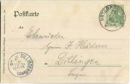 Teck - Verlag Gebr. Metz Tübingen 1904