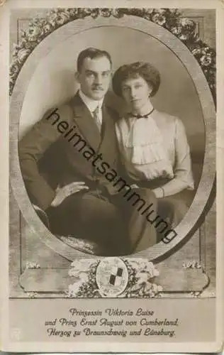 Prinzessin Viktoria Luise und Ernst August von Cumberland Herzog zu Braunschweig und Lüneburg - Phot. Voigt Homburg