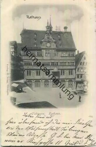 Tübingen - Rathaus - Verlag H. Sting Tübingen