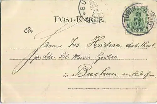 Tübingen - Partie vom Alleewäldchen aus - Verlag H. Sting Tübingen