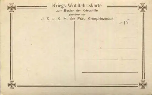 Preussen - Die Söhne unseres Kronprinzenpaares in Feldgrau - Zum Besten der Kriegshilfe - Phot. W. Niederastroth Potsdam