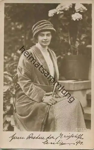 Preussen - Zum Besten der Kriegshilfe Cecilie 1914 - Wohlfahrtskarte - Phot. Ferd. Esch Ludwigslust