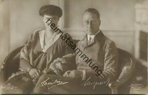 Preussen - Kronprinz Wilhelm und Gemahlin - Phot. W. Niederastroth Potsdam - Verlag Gustav Liersch Berlin