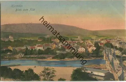 Hameln - Blick zum Klüt - Verlag Dr. Trenkler & Co. Leipzig 1905