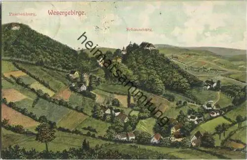 Wesergebirge - Paschenburg - Schaumburg - Verlag A. Hachmeister Rinteln