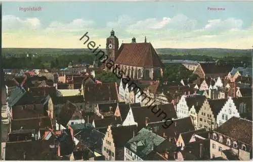 Ingolstadt - Panorama - Verlag B. Lehrburger Nürnberg