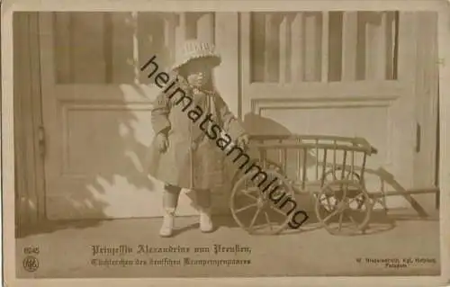 Preussen - Prinzessin Alexandrine von Preussen - Phot. W. Niederastroth Potsdam