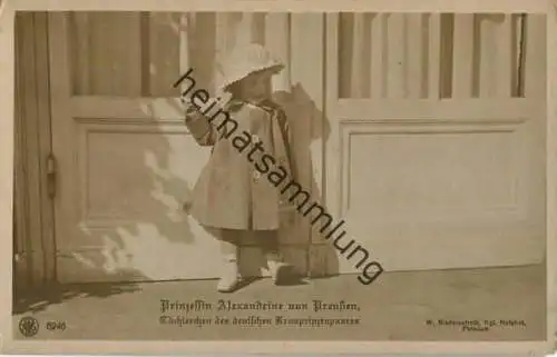 Preussen - Prinzessin Alexandrine von Preussen - Phot. W. Niederastroth Potsdam