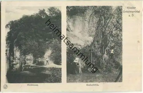 Kloster Untermarchtal - Waldklause - Beatushöhle - Verlag L. Schaller Stuttgart 1905