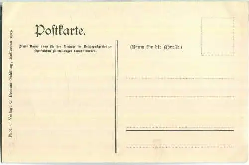 Heilbronn - Kaiserstrasse mit Kätchenhaus - Verlag C. Brenner-Schilling Heilbronn 1905