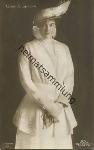 Preussen - Unsere Kronprinzessin - Phot. A. Matzdorff - Verlag Gustav Liersch Berlin