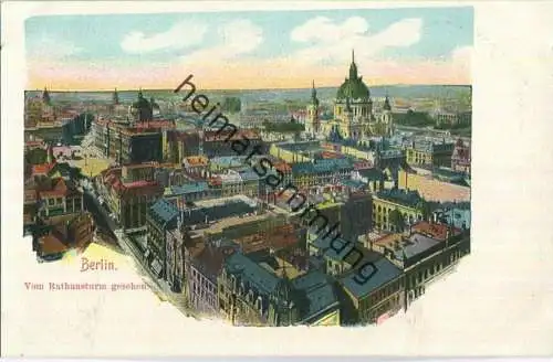 Berlin - Vom Rathausturm gesehen - Verlag Theodor Eismann Leipzig