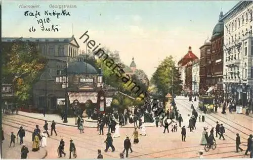 Hannover - Georgstrasse - Verlag Georg Kugelmann Hannover 1908