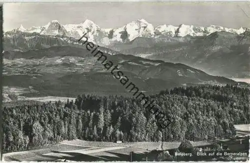 Belpberg - Blick auf die Berneralpen - Foto-Ansichtskarte - Verlag Photoglob-Wehrli AG Zürich