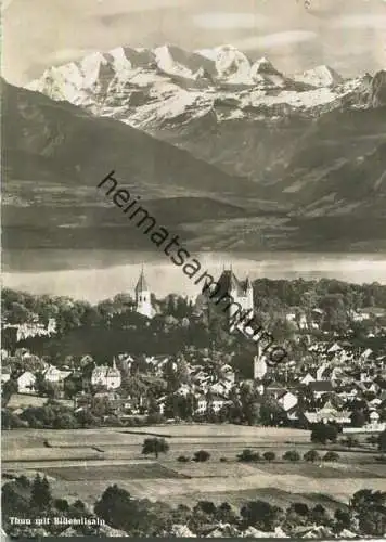 Thun mit Blüemlisalp - Verlag Photoglob-Wehrli AG Zürich