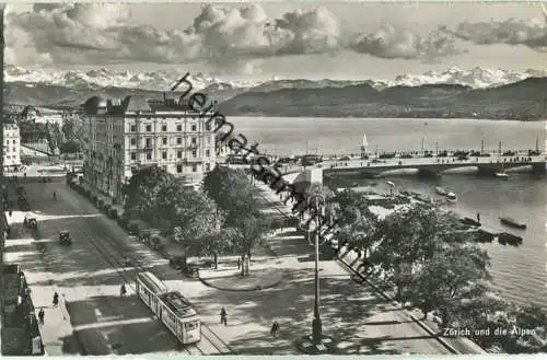 Zürich und die Alpen - Foto-Ansichtskarte - Verlag Photoglob-Wehrli AG Zürich