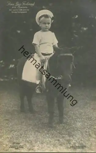Preussen - Prinz Louis Ferdinand von Preussen - Phot. G. Berger 1908 - Verlag Photochemie Berlin