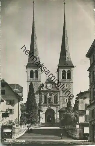 Luzern - Hofkirche - Verlag Photoglob-Wehrli AG Zürich