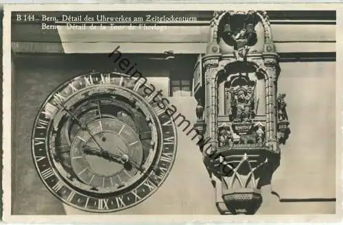 Bern - Detail des Uhrwerkes am Zeitglockenturm - Foto-Ansichtskarte - Edition ABC-Verlag Schönbühl