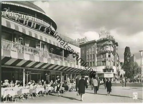 Berlin - Kurfürstendamm Cafe Kranzler - Foto-Ansichtskarte - Verlag Klinke & Co. Berlin