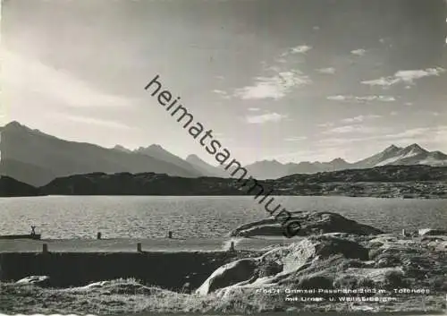 Grimsel Passhöhe - Totensee - Foto-AK Grossformat - Verlag Beringer & Pampaluchi Zürich gel. 1953