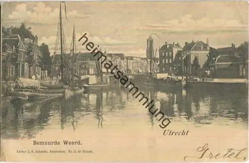 Utrecht - Bemuurde Weerd - Editeur H. J. Schaefer Amsterdam