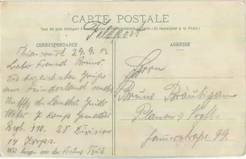 Thiaucourt - Avenue de la Gare