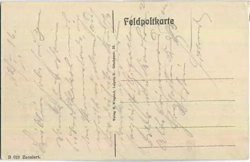 Blick auf das zerstörte Somme-Py - Verlag H. Wiegand Leipzig