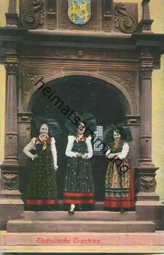 Elsässische Trachten - Verlag Emil Hartmann Strassburg