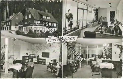 Bad Grund - Haus Rolandseck - Besitzer Kurt A. Schmidt - Verlag Carl Thoericht Hann. Münden