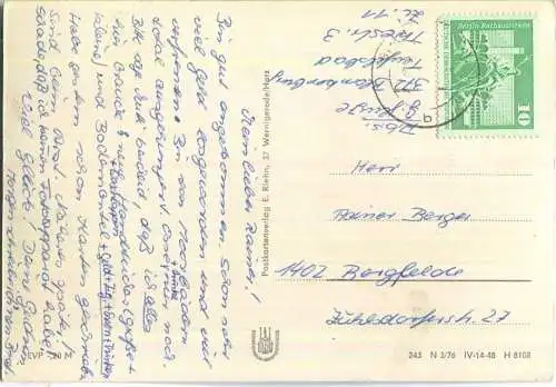 Blankenburg - Gaststätte Grossvater - Verlag E. Rhien Wernigerode