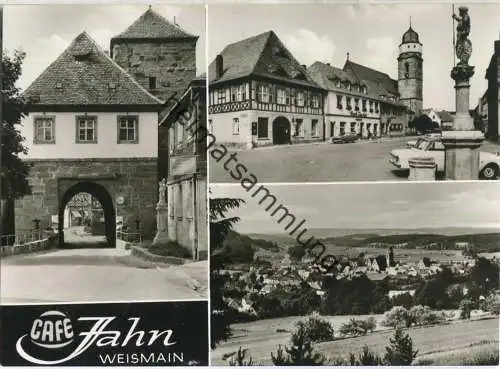 Weismain - Cafe Hahn - Hotel Alte Post - Oberfränkischer Ansichtskartenverlag Bayreuth