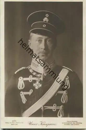 Unser Kronprinz - Verlag Gustav Liersch & Co. Berlin - Phot. Niederastroth Potsdam