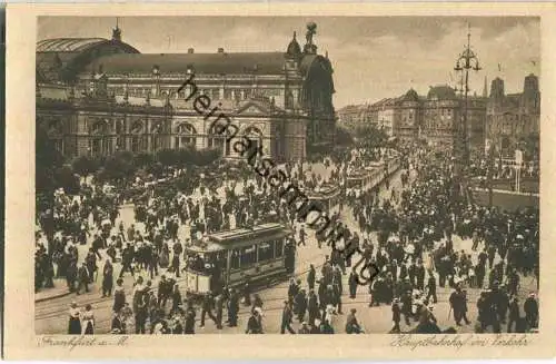 Frankfurt - Hauptbahnhof im Verkehr - Verlag Jacobs Frankfurt