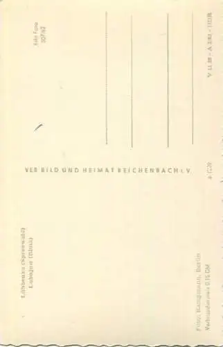 Lübbenau - Foto-AK - Verlag VEB Bild und Heimat Reichenbach 1962