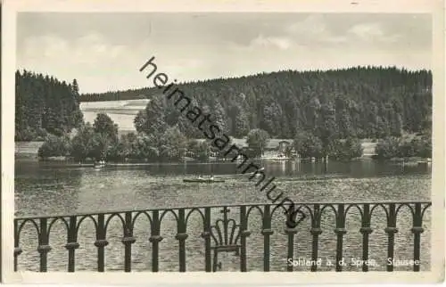 Sohland Spree - Stausee - Foto-Ansichtskarte - Verlag Bruno Scholz Ebersbach