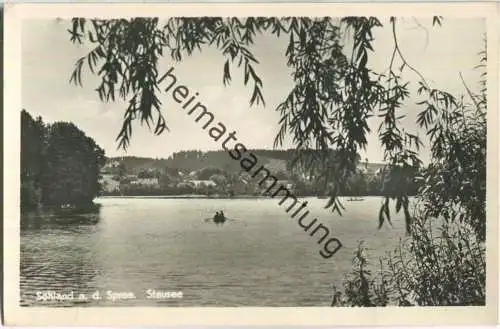 Sohland an der Spree - Stausee - Foto-Ansichtskarte - Verlag Bruno Scholz Ebersbach