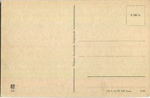 Saaletalsperre - Saalburg - Burgk - Verlag Richard Zieschank Rudolstadt