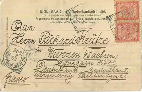 Borneo - Oestkust - Petroleumbronnen - Nederlandsch-Indie - Verlag Rob. Hennemann & Co Bandjermasin