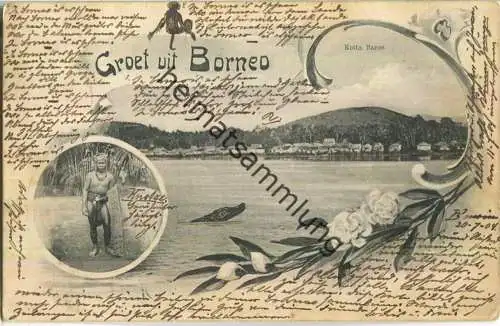 Borneo - Kotta Baroe - Nederlandsch-Indie - Verlag Rob. Hennemann & Co Bandjermasin