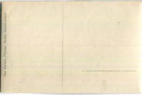 Soldat - Portraitaufnahme - Uniform - Pferd  - Verlag Max Karsten Seesen